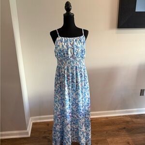 Floral Maxi Dress with Spaghetti Straps